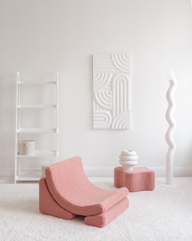 Guava Pink Moon Chair