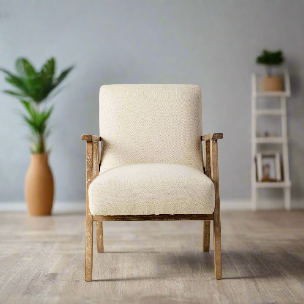 Newton Armchair Natural Linen