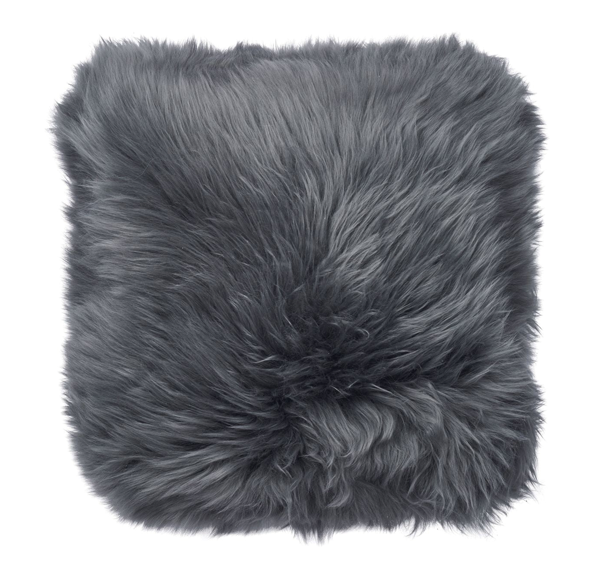 Sheepskin Cushion Double-Sided LW Square Steel Large