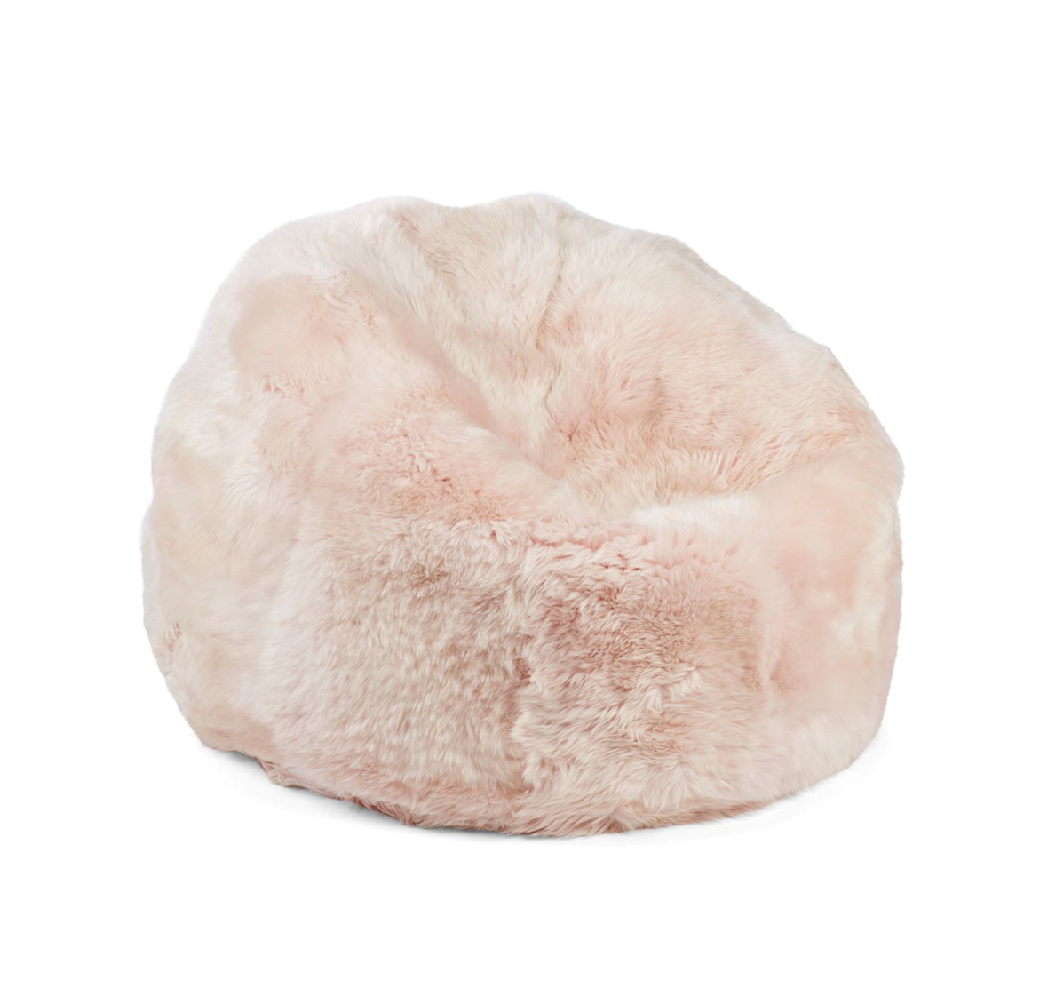 Round Sheepskin Bean Bag Candy Medium