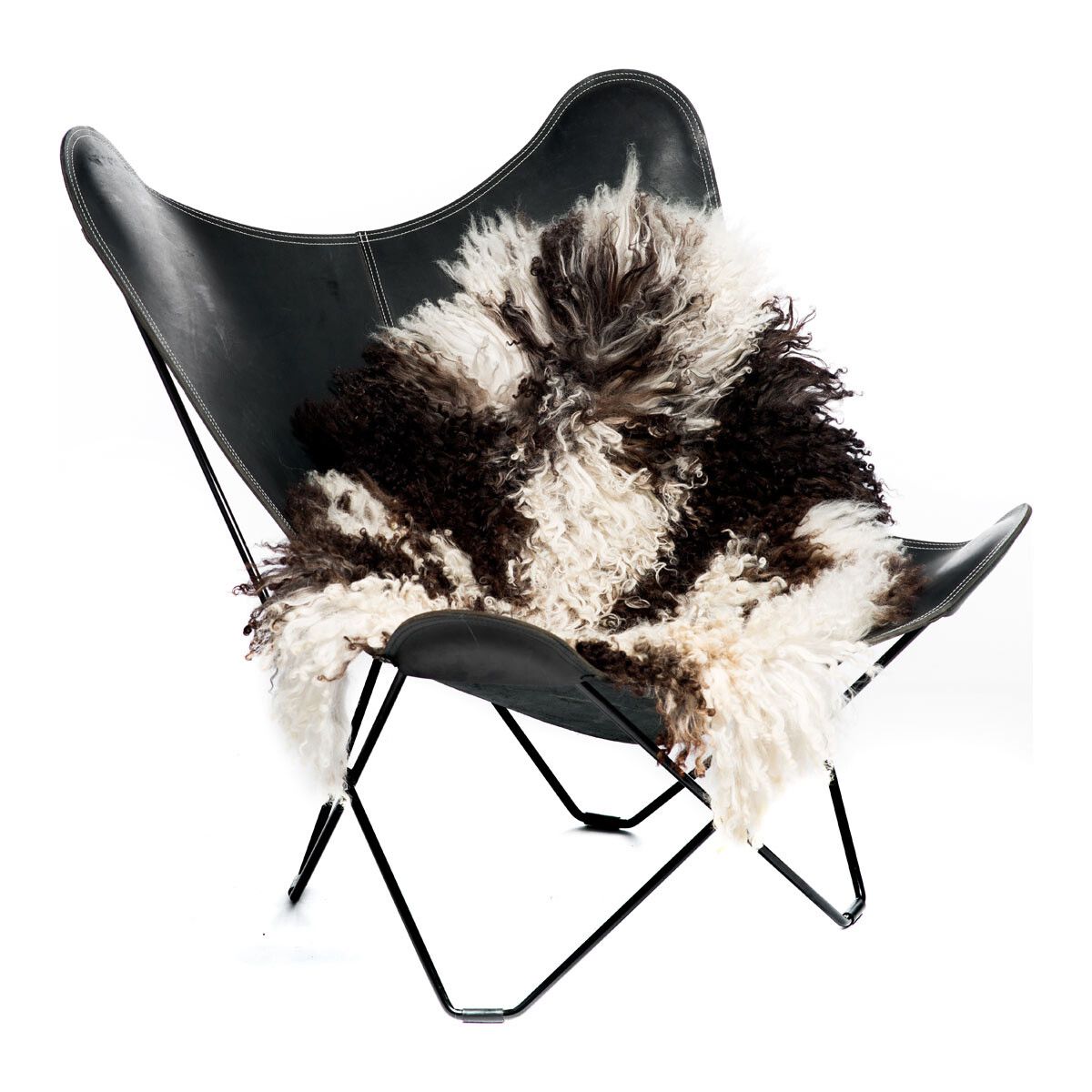 Austrian Curly Sheepskin Rug/Throw Mix