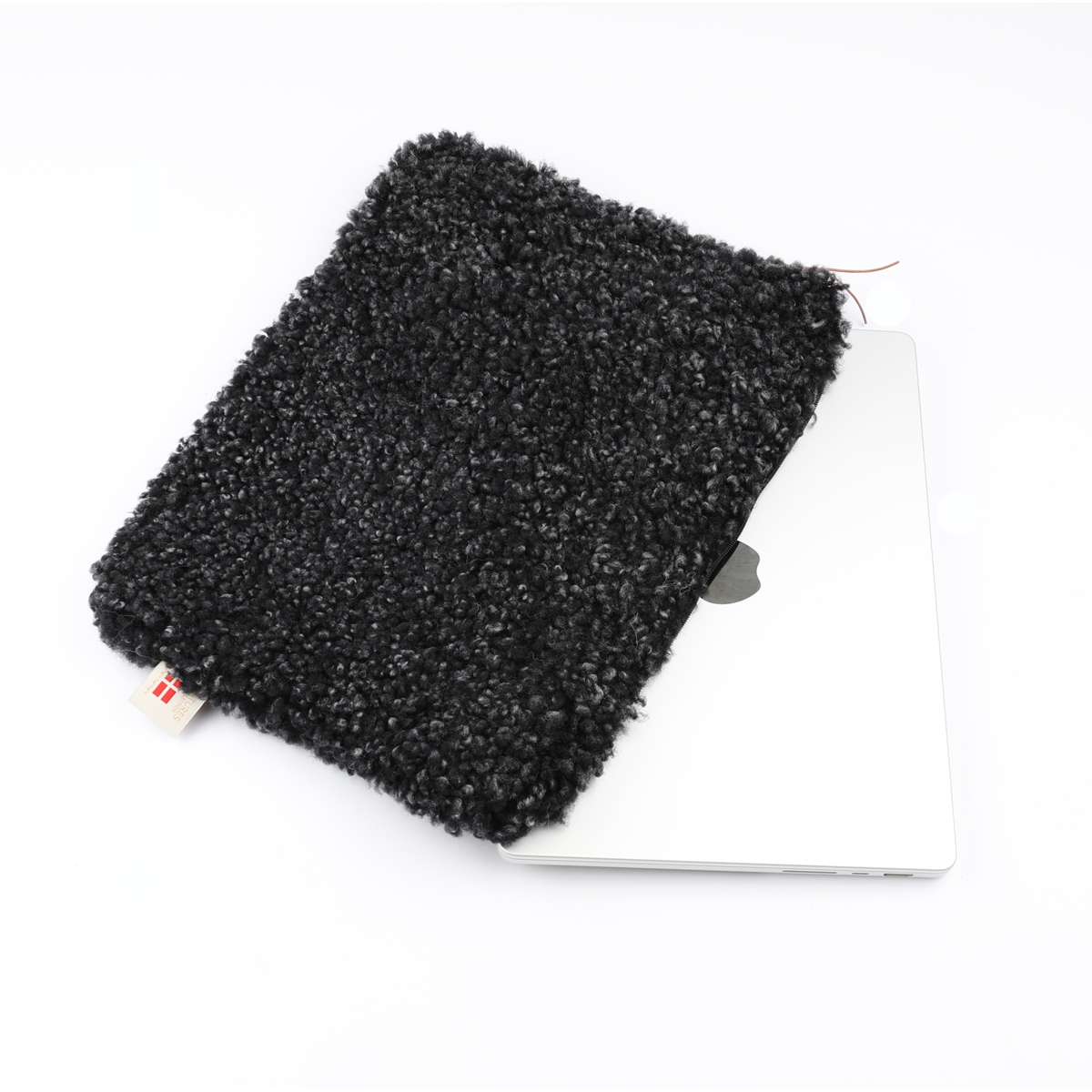 Sheepskin Laptop Case Anthracite