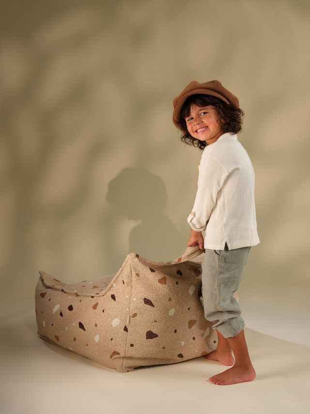 Wigiwama Terrazzo Beanbag Chair - Brown