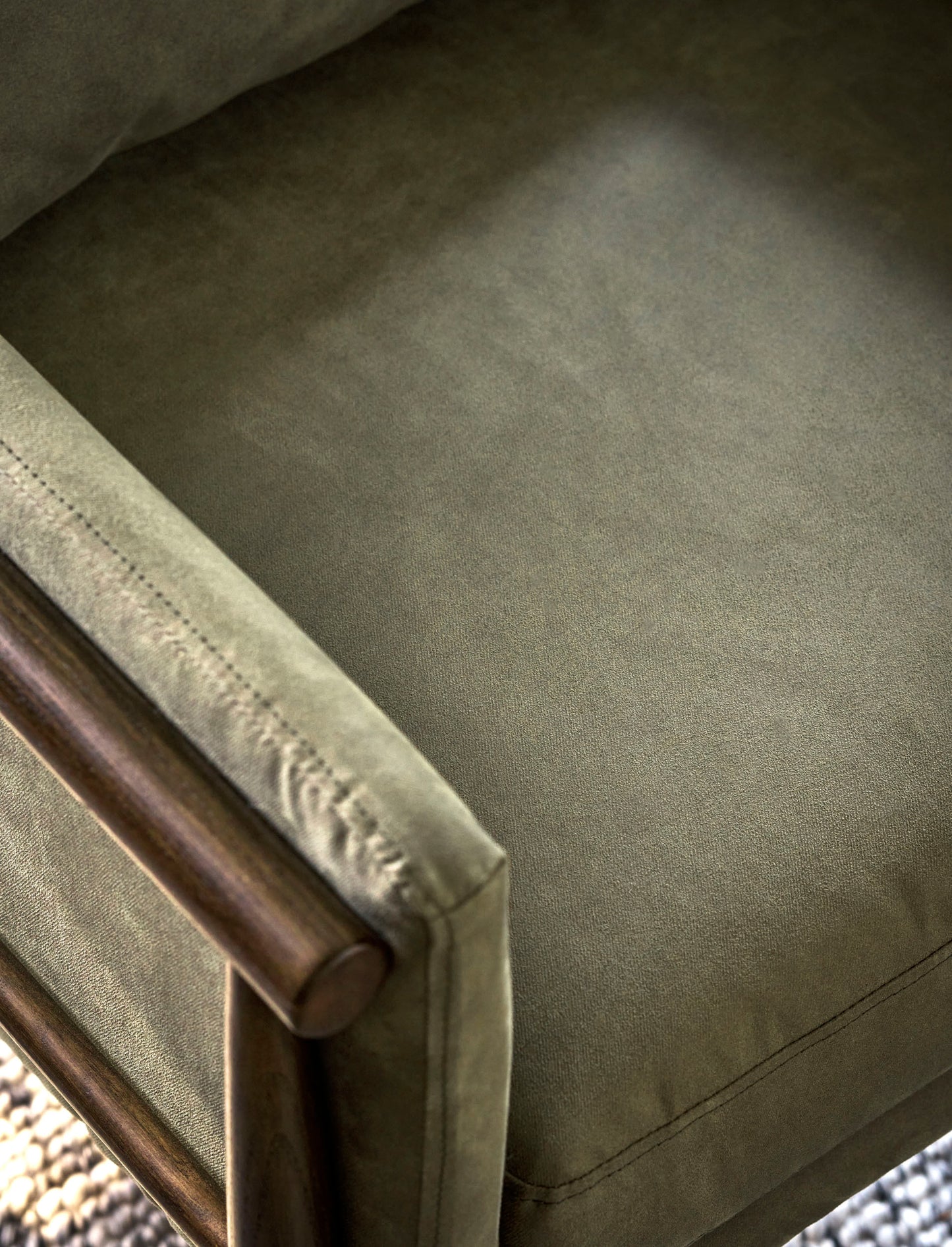 Kennington Armchair Olive Green