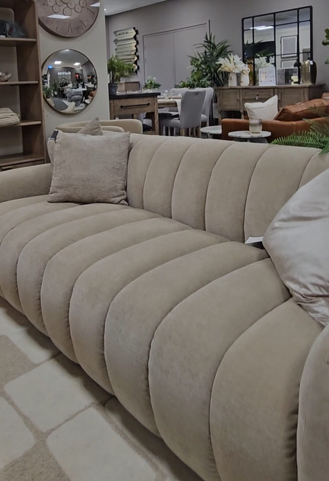 Cilibion 3 Seater Sofa Cream