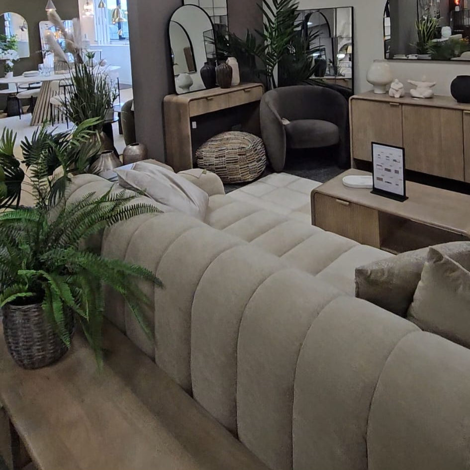 Cilibion 3 Seater Sofa Cream