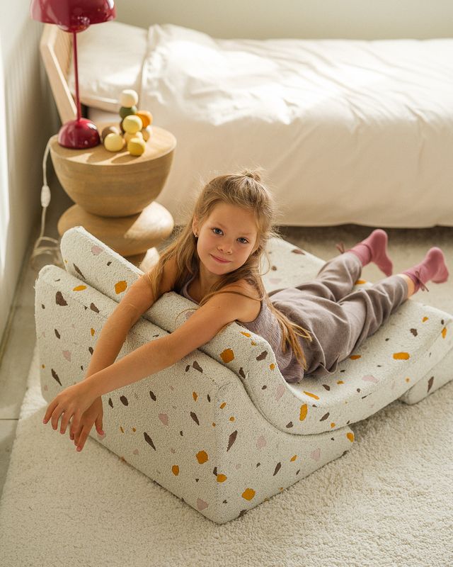 Terrazzo Marble Moon Chair