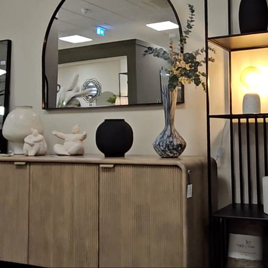 Muro Mottled Glass Vase Medium