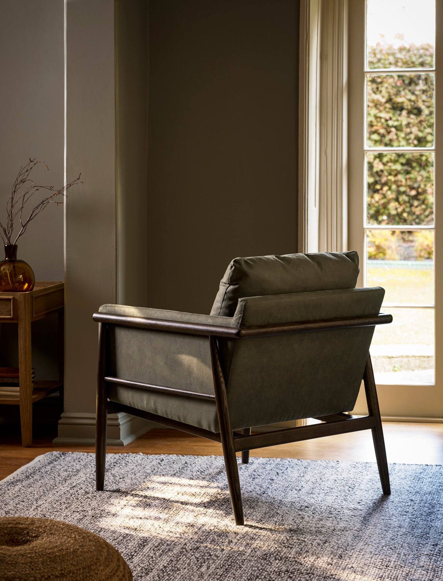 Kennington Armchair Olive Green