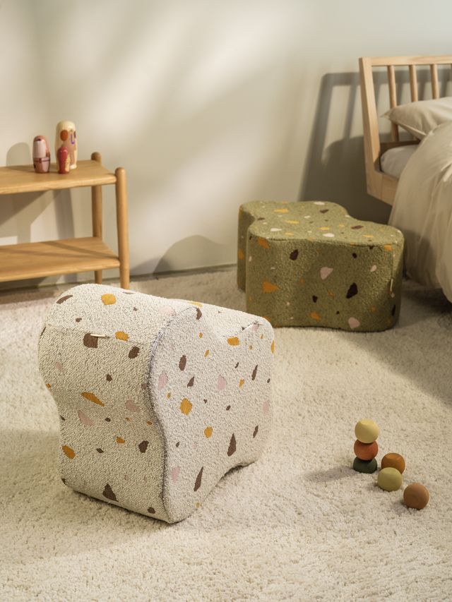 Wigiwama Terrazzo Cloud Pouffe - Multi-Colour