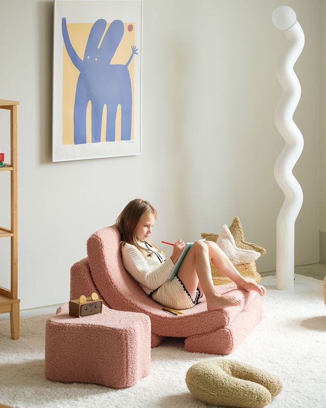 Guava Pink Moon Chair
