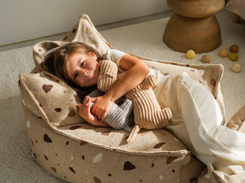 Wigiwama Terrazzo Beanbag Chair - Brown