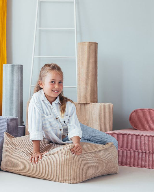 Wigiwama Square Ottoman - Brown