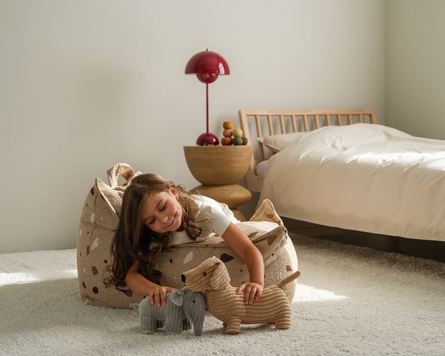 Wigiwama Terrazzo Beanbag Chair - Brown