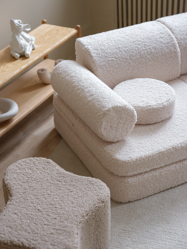 Cream White Settee