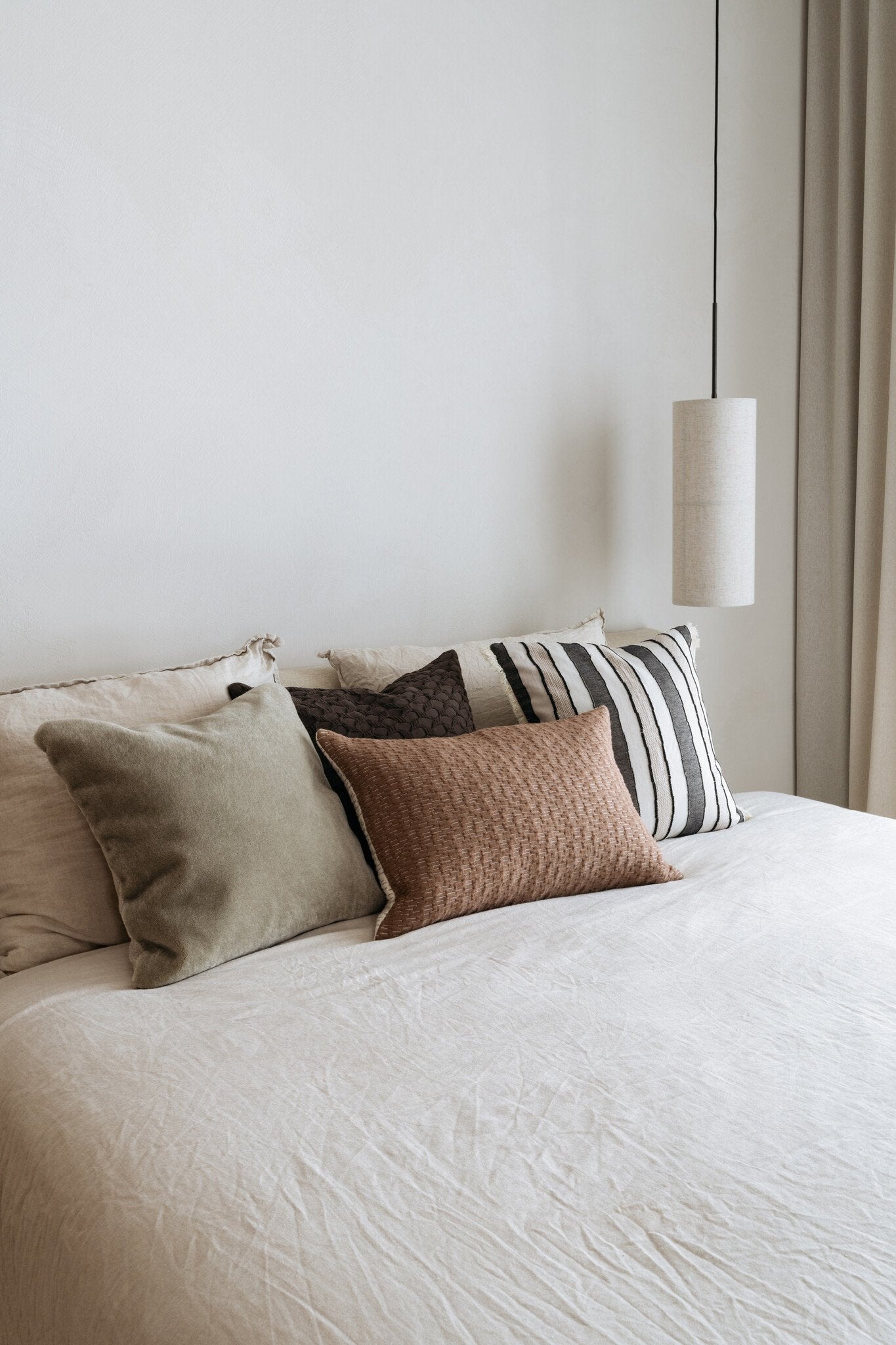 Mohair cushion cover Amy grey-green 50x50 cm
