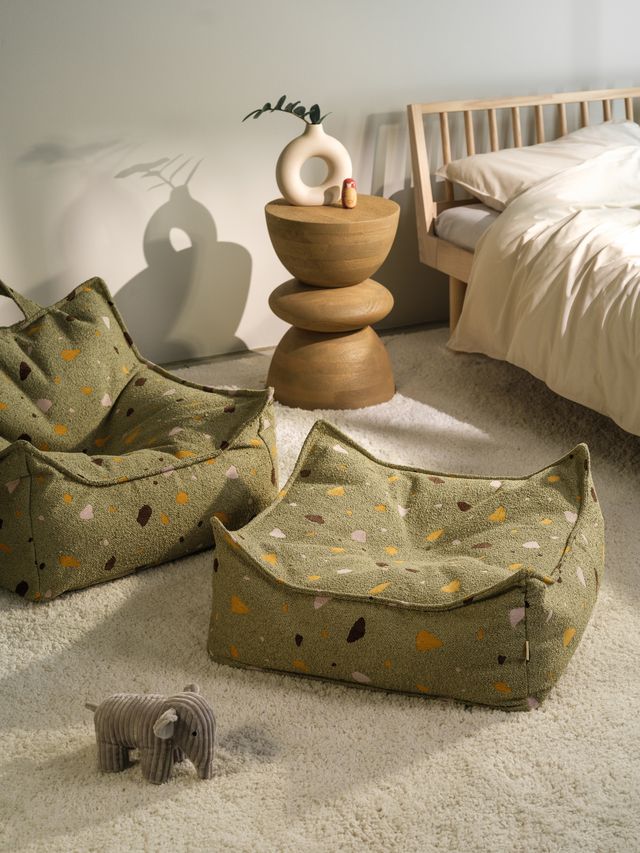 Wigiwama Terrazzo Beanbag Chair - Green
