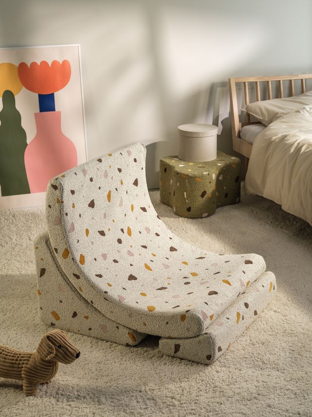 Terrazzo Marble Moon Chair