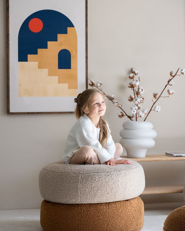 Wigiwama Ottoman - Brown
