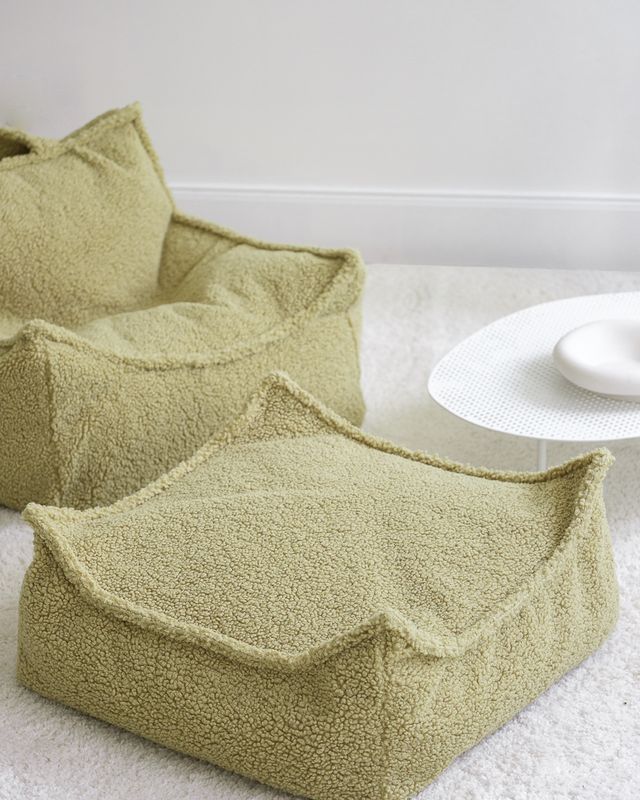 Wigiwama Square Ottoman - Green