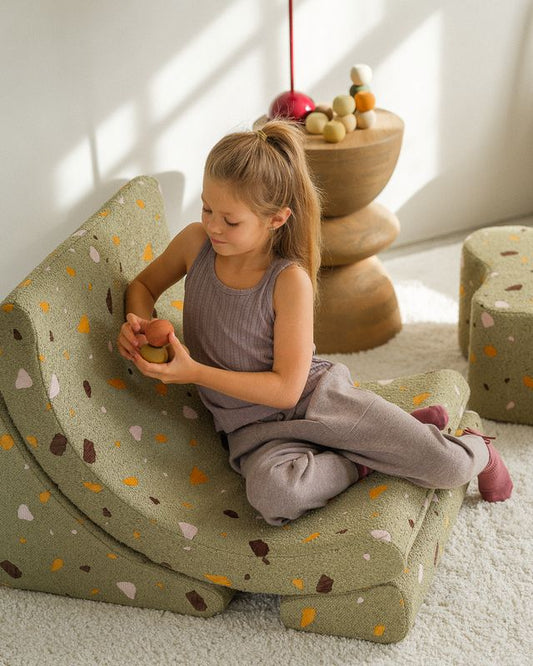 Terrazzo Moss Moon Chair