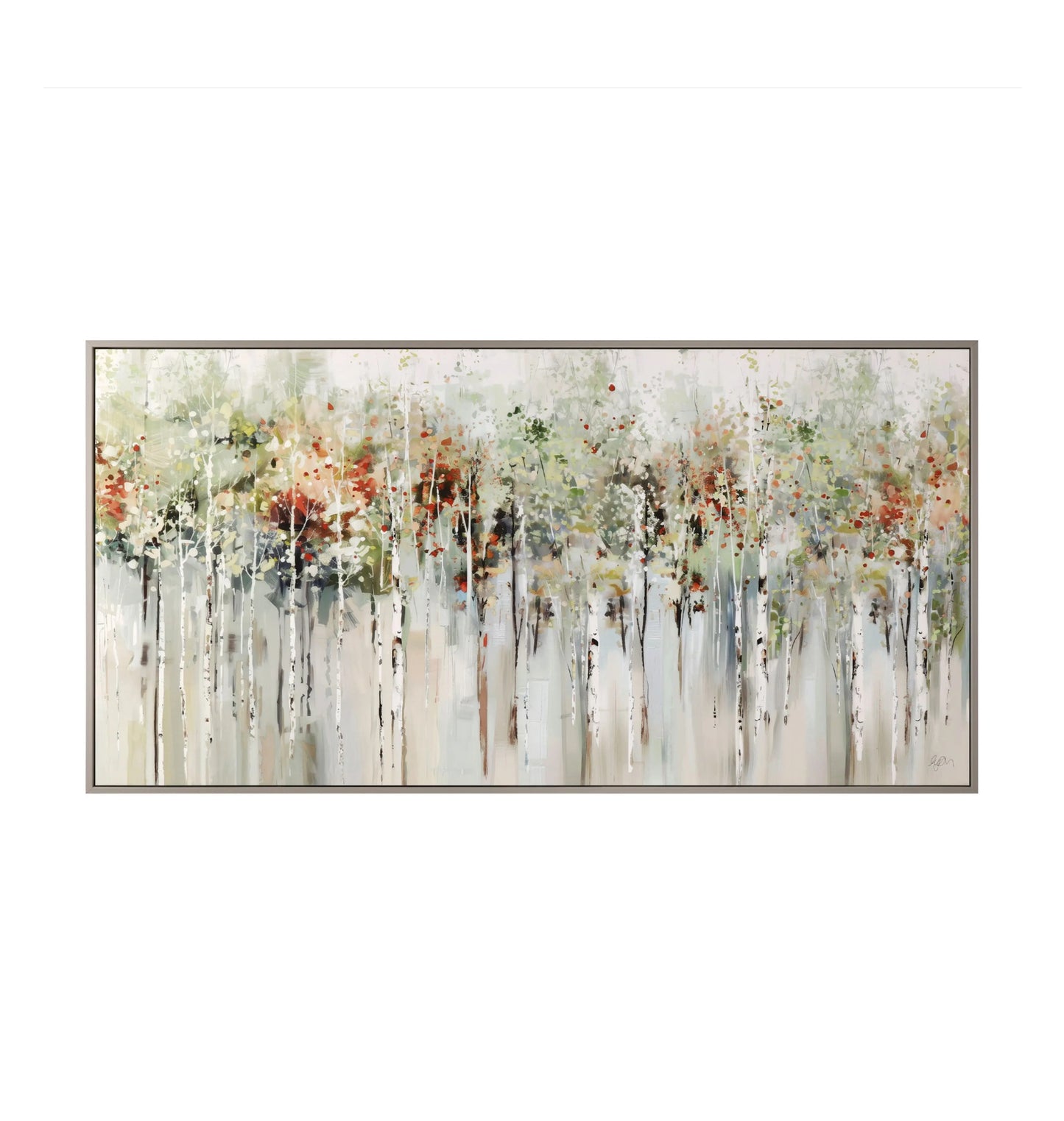 Woodland Hues Framed Canvas