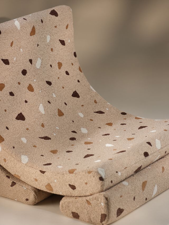 Terrazzo Sand Moon Chair