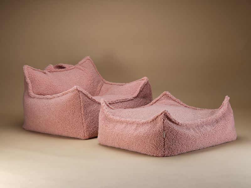 Wigiwama Square Ottoman - Pink