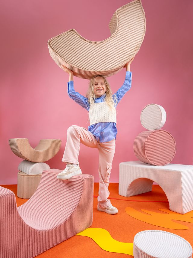 Pink Mousse Rainbow Playset