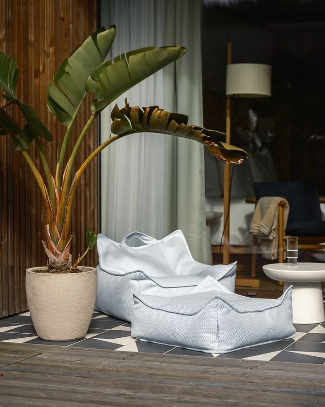 Wigiwama Outdoor Beanbag Chair - Blue
