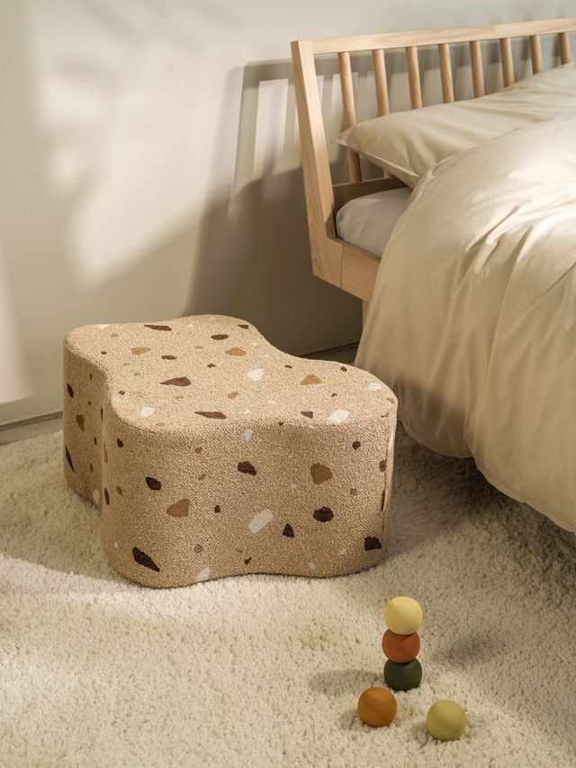 Wigiwama Terrazzo Cloud Pouffe - Brown