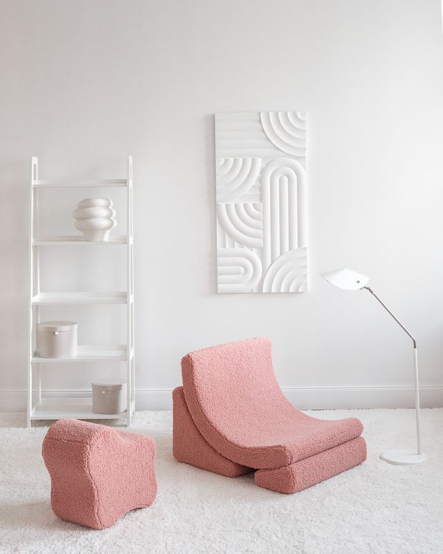 Guava Pink Moon Chair
