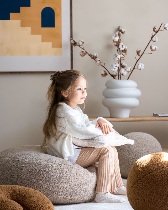 Wigiwama Ottoman - Brown