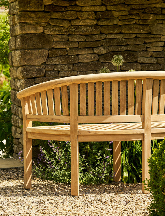 Crummock Teak Bench 3 Seater 160cm