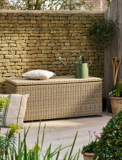Skala Storage Box Large Light Rattan - Outdoor Storage - Garden Trading -