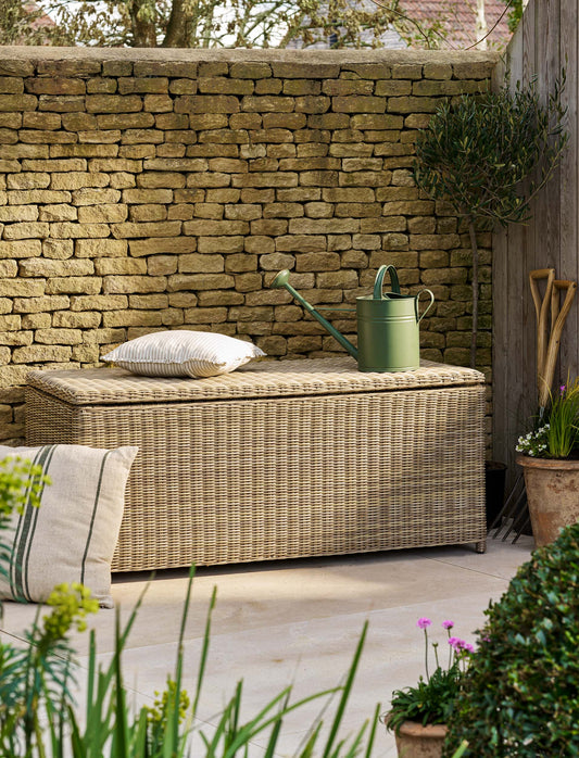 Skala Storage Box Large Light Rattan - Outdoor Storage - Garden Trading -