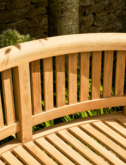 Crummock Teak Bench 3 Seater 160cm