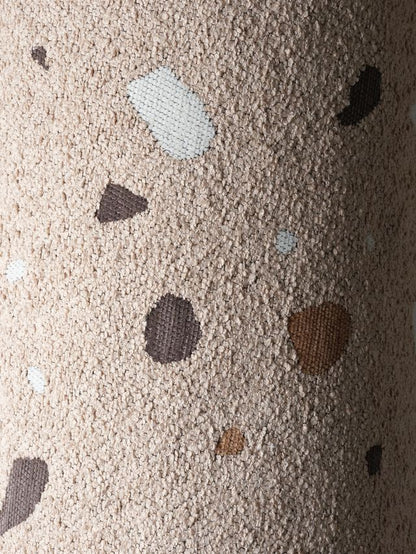 Wigiwama Terrazzo Square Ottoman - Brown