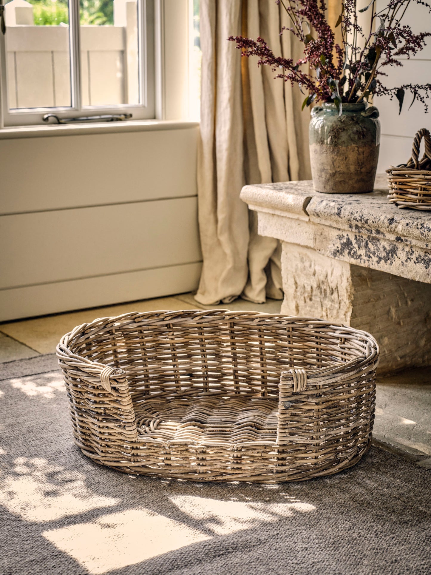 Bembridge Pet Bed Medium Natural - Pets - Garden Trading -