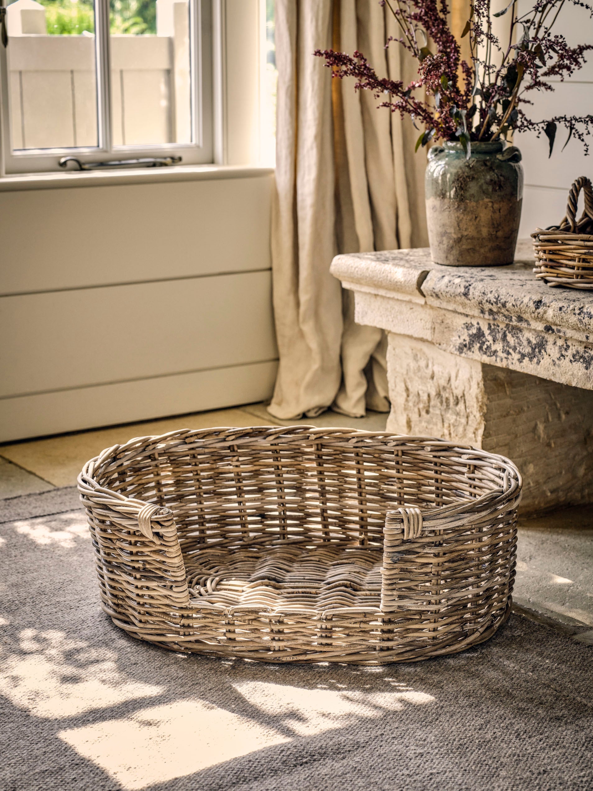 Bembridge Pet Bed Medium Natural - Pets - Garden Trading -