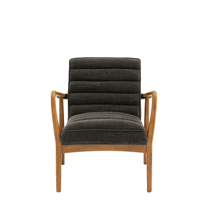 Darcie Armchair Charcoal Boucle