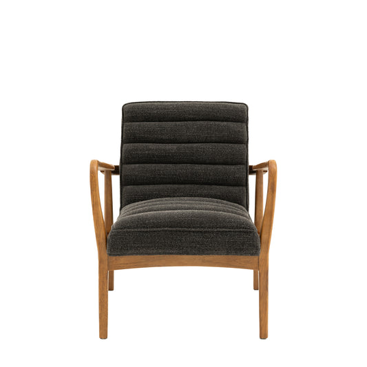 Darcie Armchair Charcoal Boucle