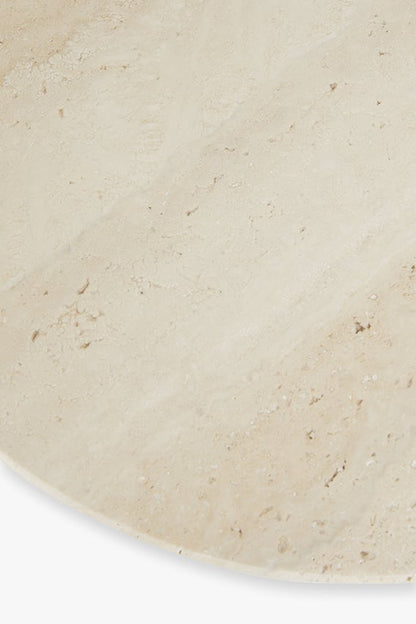 Travertine marble side table Jade