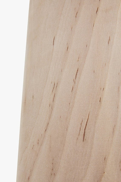 Exclusive table lamp Fay with wooden base and linen shade