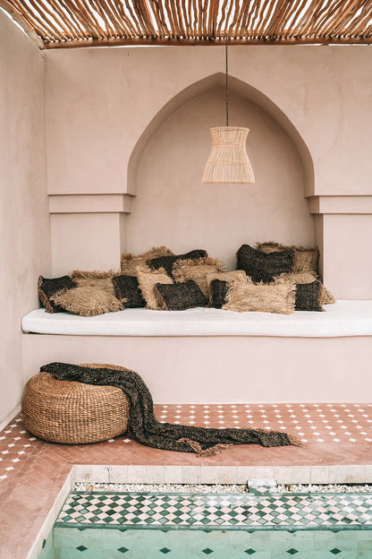 The Hyacinth Pouffe - Natural - M -  - Bazar Bizar -