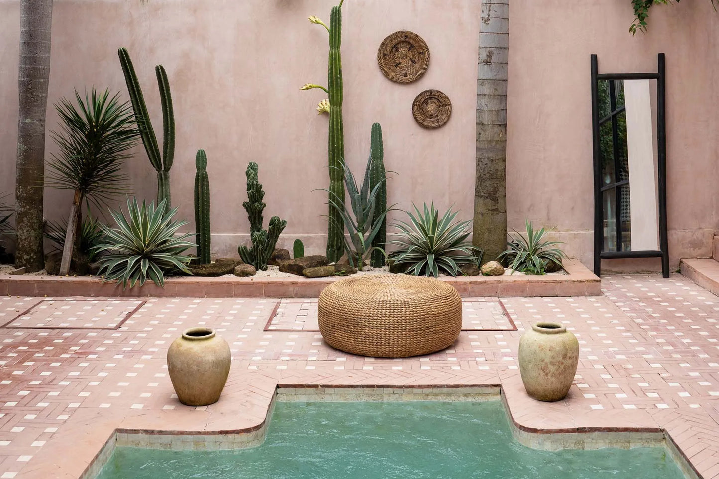 The Hyacinth Pouffe - Natural - M -  - Bazar Bizar -