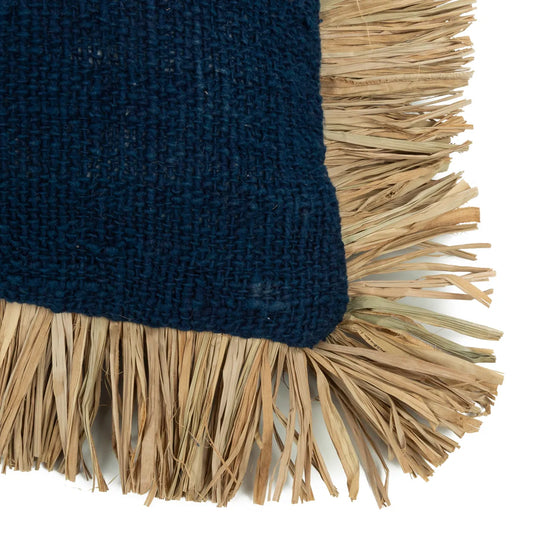 The Saint Tropez Cushion Cover - Blue Natural - 30x50_40