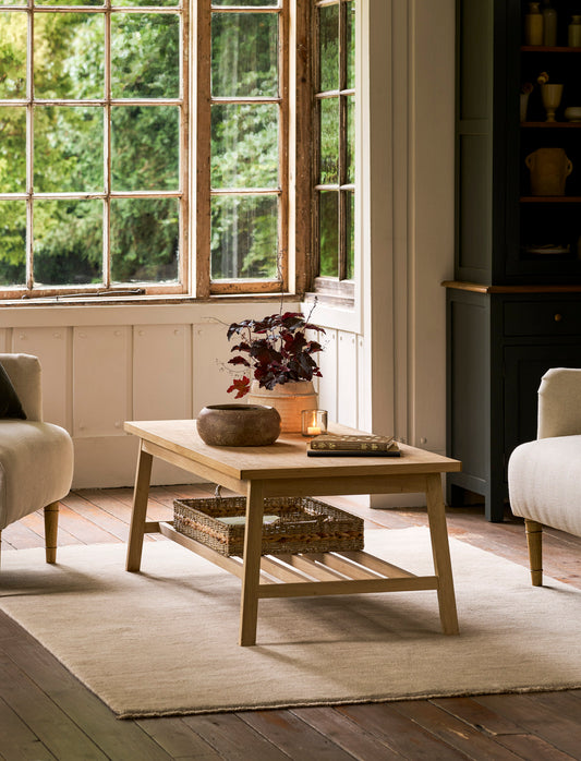 Hambledon Coffee Table Natural - Coffee & Side Tables - Garden Trading -