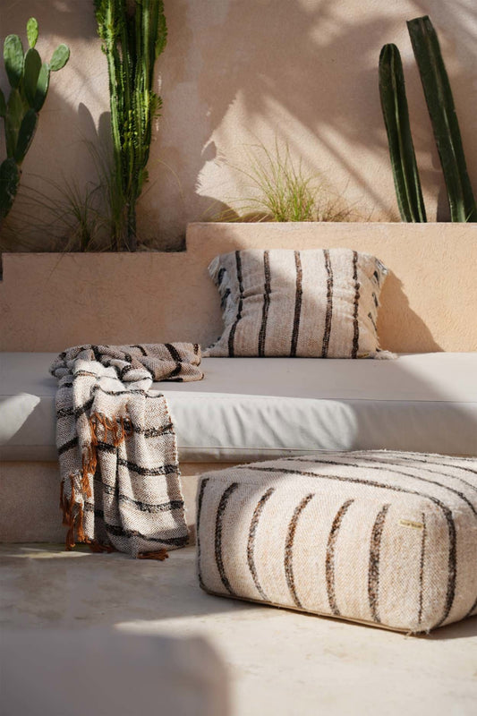 The Oh My Gee Pouffe - Bohemian White