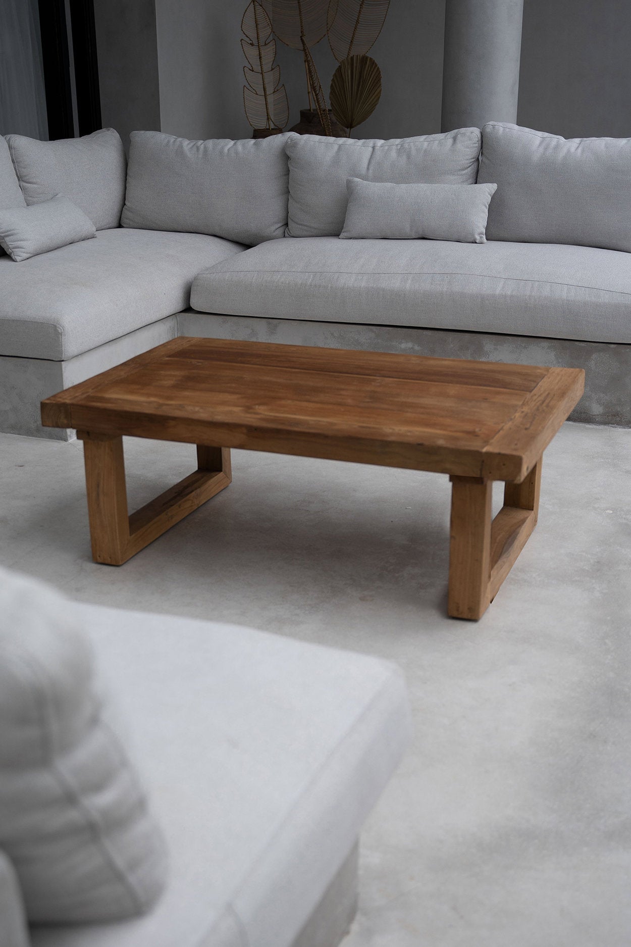 The Reclaimed Teak Coffee Table - Natural -  - Bazar Bizar -